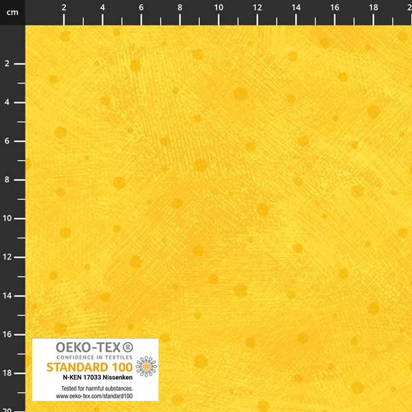 Yellow Texture Dots (4508-405) Medley Basic by Stof - $19.96/m ($18.42/yd)