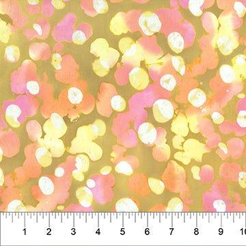 Peach Dots (80543-56) - Dot Necessities By Banyan Batiks Studio for Northcott Fabrics - $18.96/m ($17.50/yd)