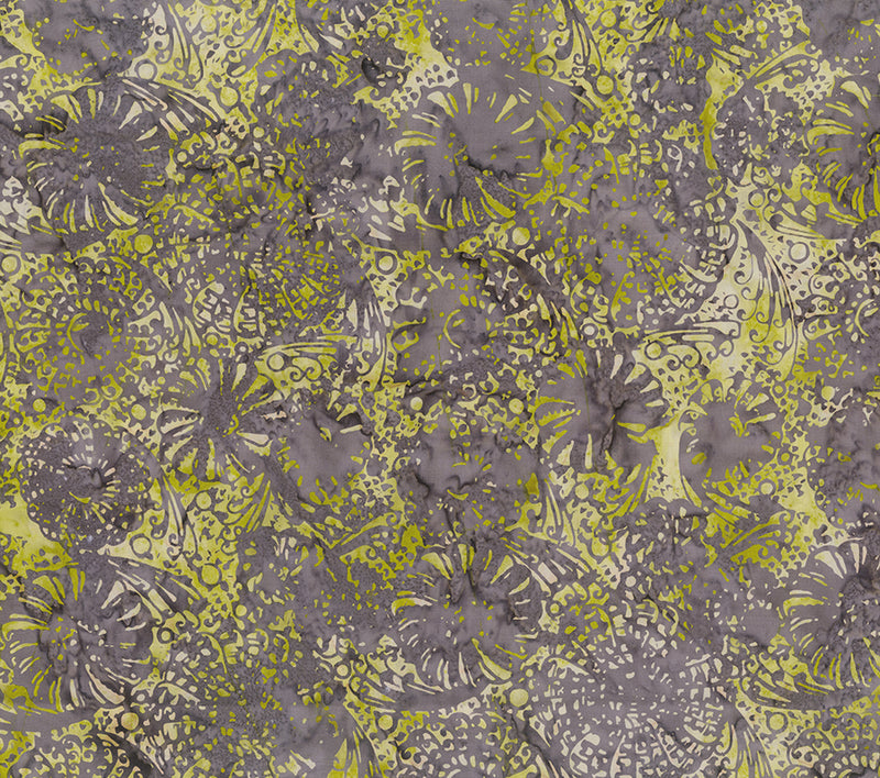 Blue Gray (80720-93) - Flutter by Banyan Batiks for Northcott Fabrics - $17.96/m ($16.57/yd)