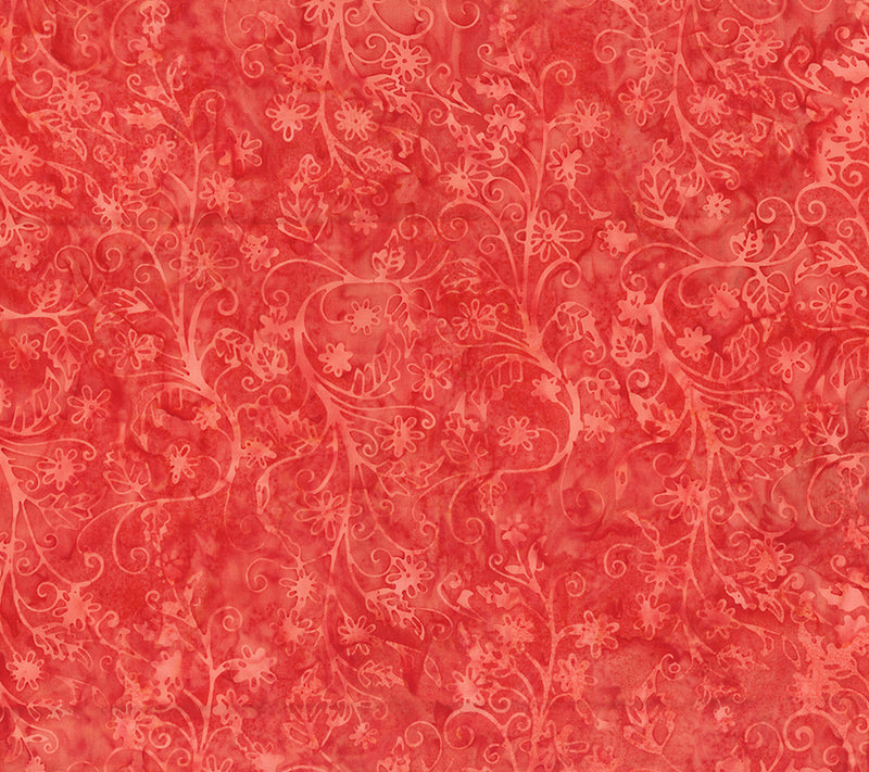 Pretty In Pink (80725-22) - Flutter by Banyan Batiks for Northcott Fabrics - $17.96/m ($16.57/yd)