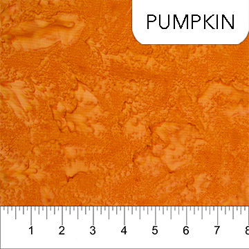 Pumpkin (81300-58) - Shadows By Banyan Batiks for Northcott Fabrics - $16.96/m ($15.65/yd)
