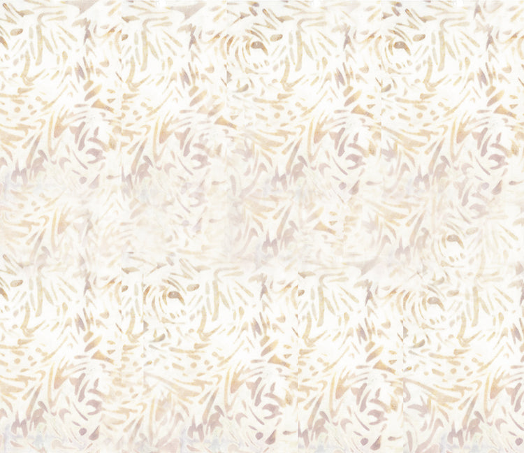 Vanilla (81600-11) - Banyan BFFs by Banyan Batiks Studio for Northcott Fabrics - $16.96/m ($15.65/yd)