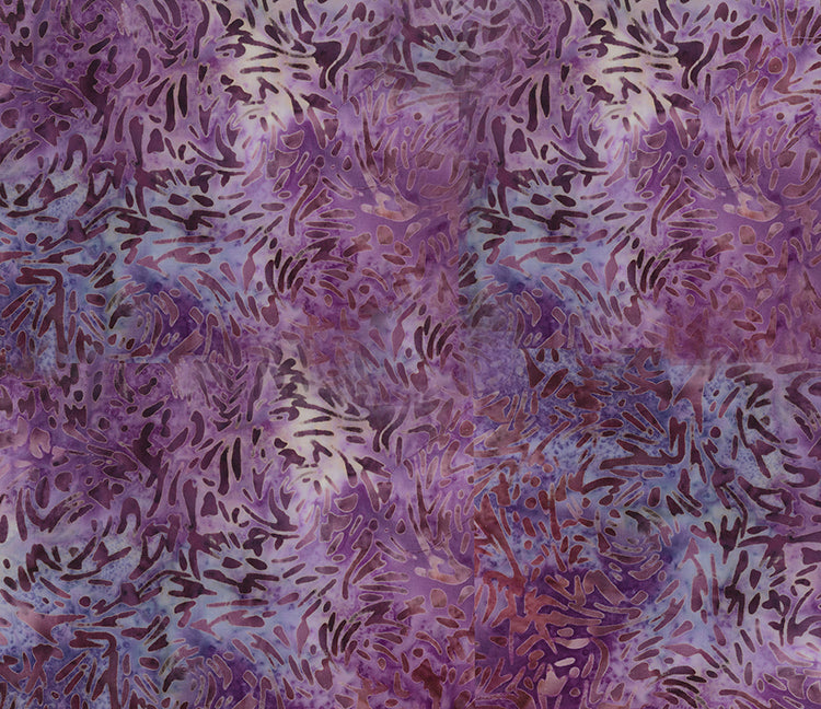 Amethyst (81600-84) - Banyan BFFs by Banyan Batiks Studio for Northcott Fabrics - $16.96/m ($15.65/yd)