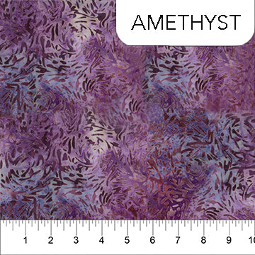 Amethyst (81600-84) - Banyan BFFs by Banyan Batiks Studio for Northcott Fabrics - $16.96/m ($15.65/yd)