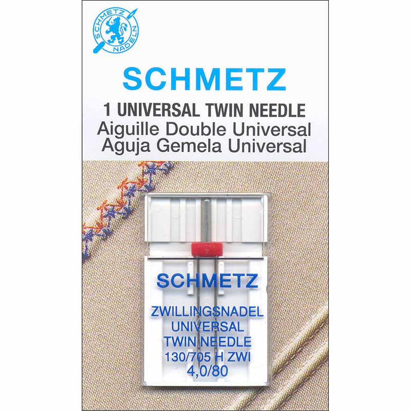 Schmetz Universal Twin Needle - Size 4,0/80