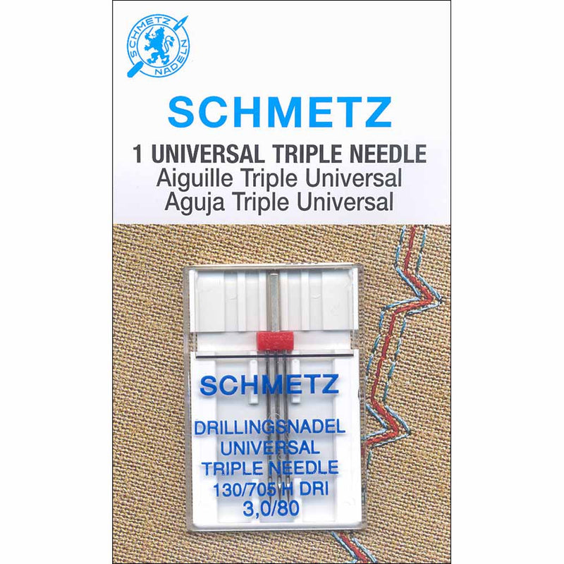 Schmetz Universal Triple Needle - Size 3,0/80