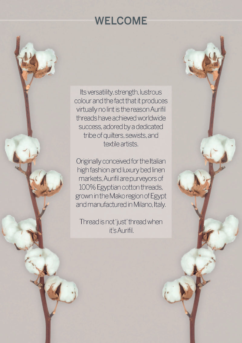 Aurifil Cotton Mako Thread - Canary (2120) - Large Spool (1300m/1422yd)