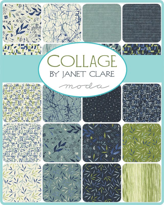 Sky Medley Blender (516955-12) - Collage by Janet Clare for Moda Fabrics - $21.99/m ($20.29/yd)