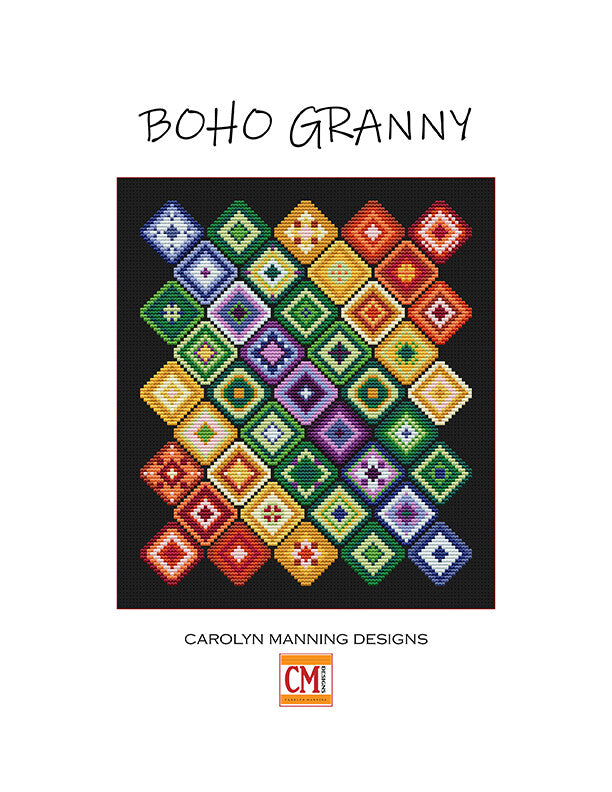 Boho Granny by Carolyn Manning Designs - Counted Cross Stitch Kit