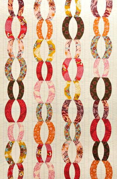SAVE 30% - Urban Chained Quilt Pattern by Sew Kind of Wonderful - Quick Curve Ruler