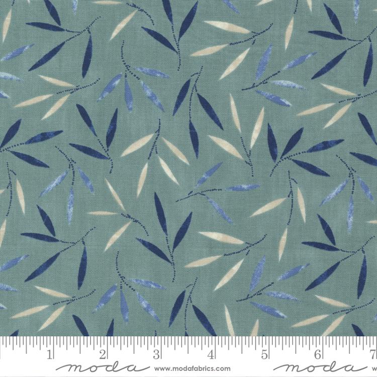 Sky Sprigs Blenders (516953-13) - Collage by Janet Clare for Moda Fabrics - $21.99/m ($20.29/yd)