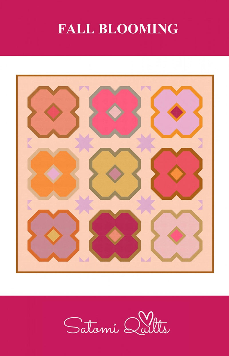 Fall Blooming Quilt Pattern by Satomi Quilts
