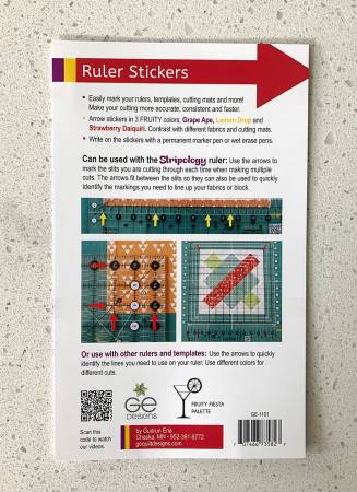 Fruity Fiesta - G-Easy Ruler Stickers by Gudrun Erla for GE Designs