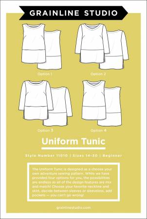 Uniform Tunic (Sizes 14 - 30) by Grainline Studio