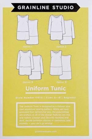 Uniform Tunic (Sizes 0 - 18) by Grainline Studio