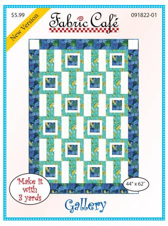 Gallery 3 Yard Quilt Pattern by Fabric Cafe