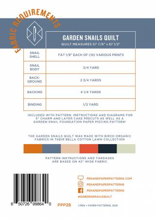 Garden Snail Pattern by Lindsey Neill For Pen + Paper Patterns (Pen and Paper Patterns)
