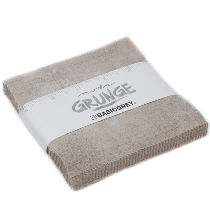 Grey (30150-278) Grunge Charm Pack by BasicGrey for Moda Fabrics