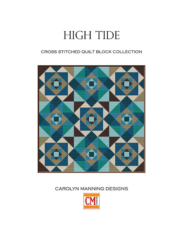 High Tide Cross Stitch Kit featuring pattern by Carolyn Manning