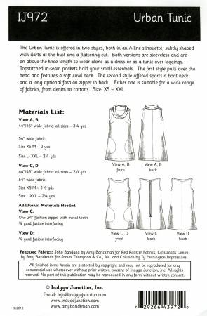 Urban Tunic (IJ972) by Mary Ann Donze Design for Indygo Junction