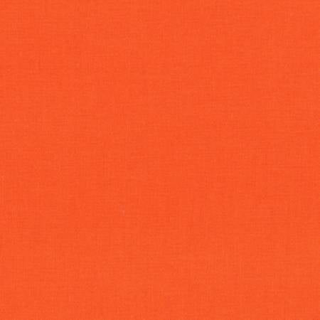 Carrot (400) - Kona Cotton Solids by Robert Kaufman
