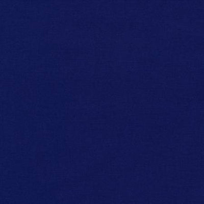 Solid cotton fabric Robert Kaufman Kona Royal indigo blue Color