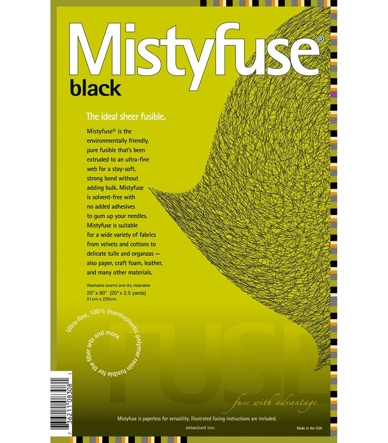 Black - Mistyfuse (20" x 90")