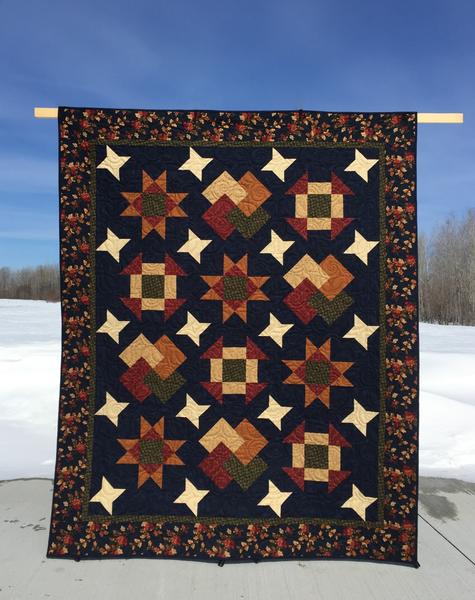 Minnesota Stars Quilt Pattern by Highway 10 Designs