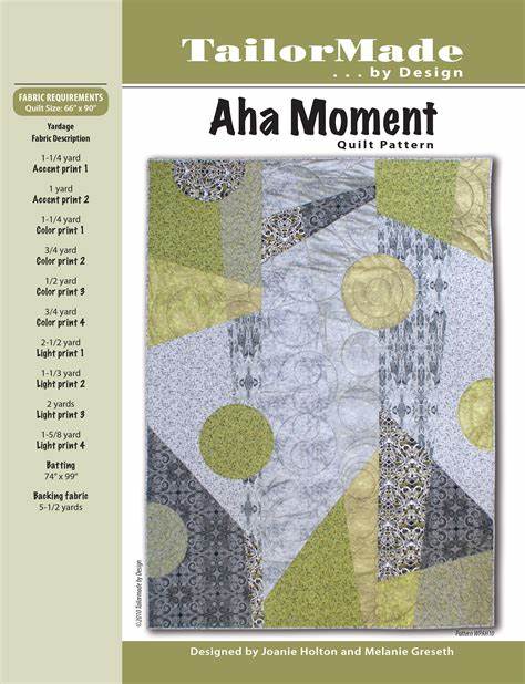 Aha Moment Pattern by Tailor Made by Design
