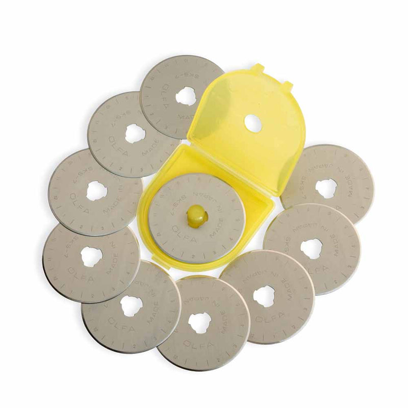 45mm Rotary Cutter Blades by Olfa - 10 Pack