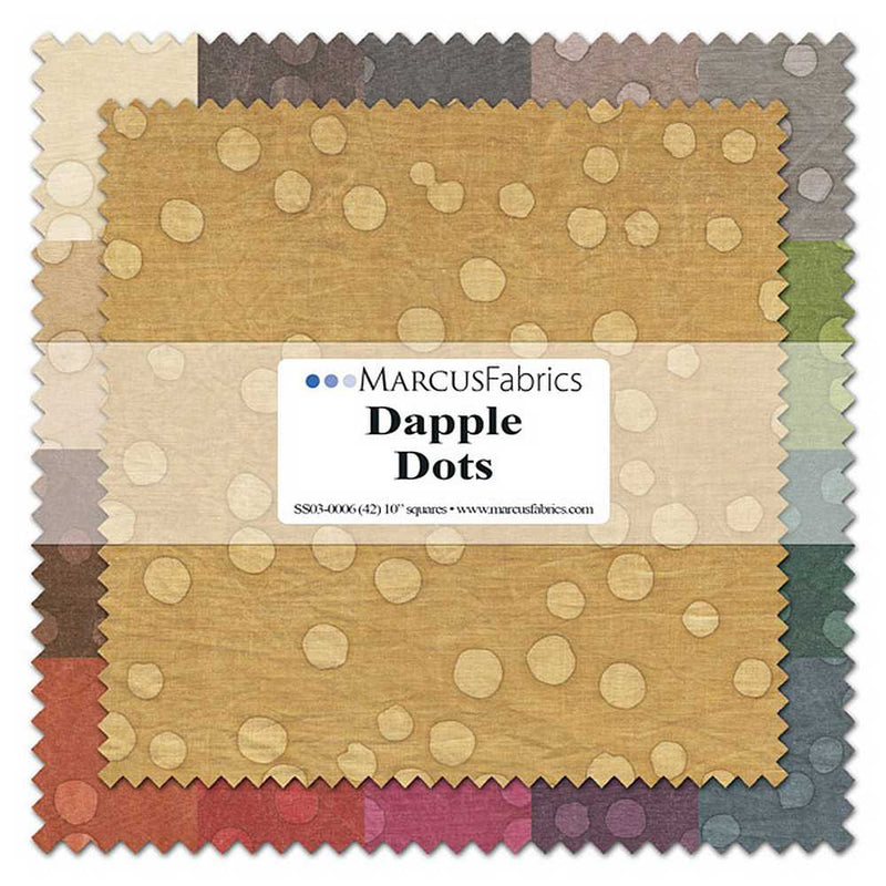 Layer Cake (45 x 10" Squares) - Dapple Dots by Marcus Fabrics