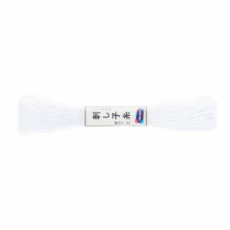 White - Small Skein (20 m) - Sashiko Thread by Olympus
