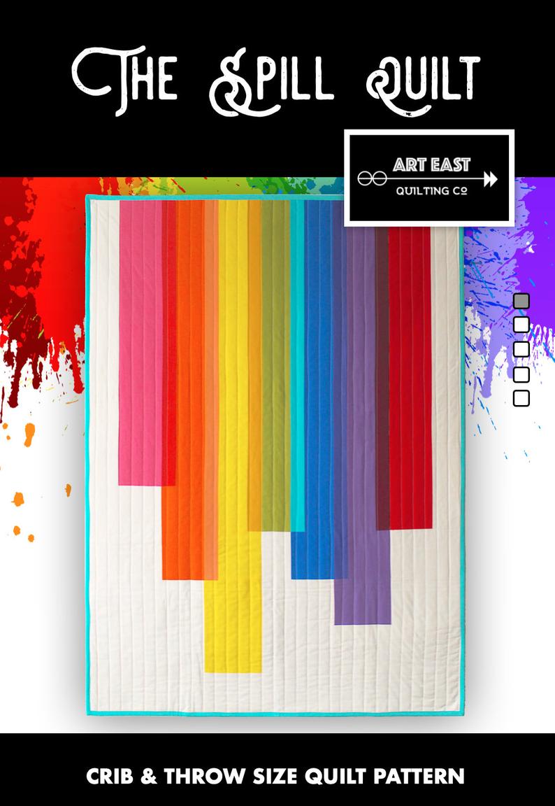 The Spill Quilt Pattern by Art East Quilting Co – keystonemoderncreative