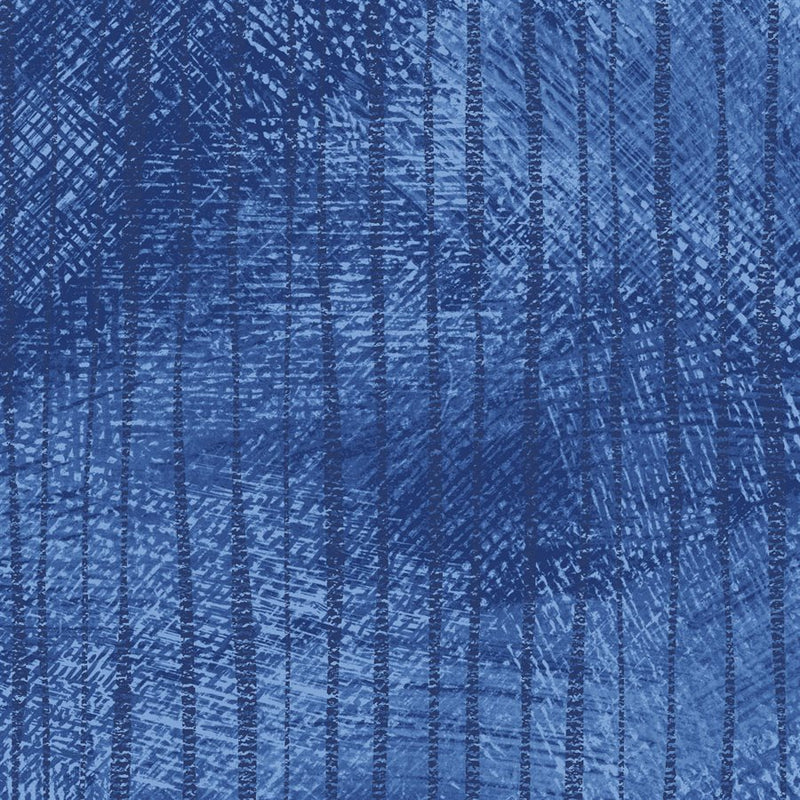 Blue Texture Stripe (4508-300) Medley Basic by Stof - $19.96/m ($18.42/yd)