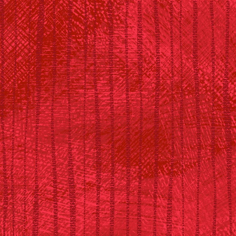Red Texture Stripe (4508-304) Medley Basic by Stof - $19.96/m ($18.42/yd)