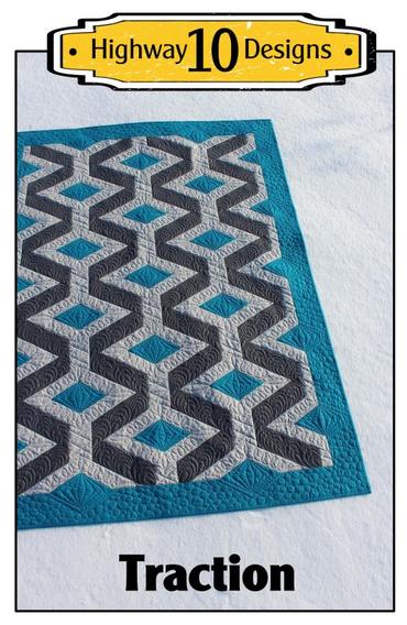 Traction Quilt Pattern by Highway 10 Designs