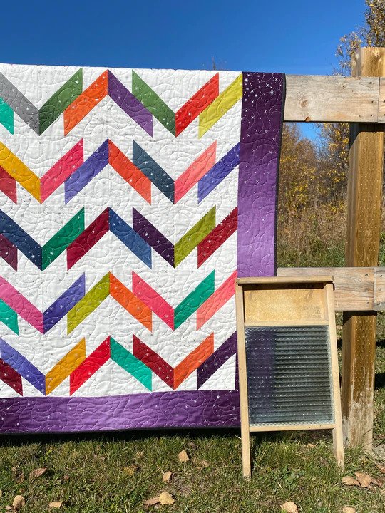 Washboard Road Quilt Pattern by Highway 10 Designs