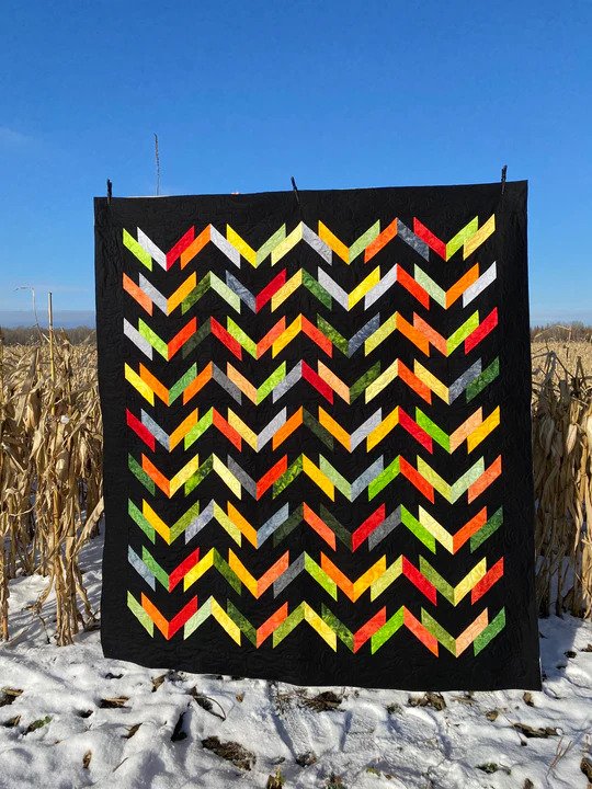 Washboard Road Quilt Pattern by Highway 10 Designs