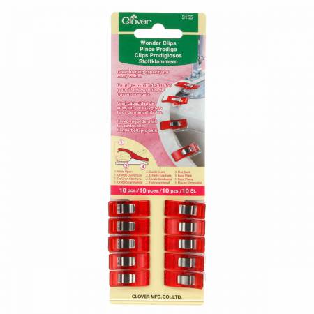 Wonder Clips - 10 pieces (Red)