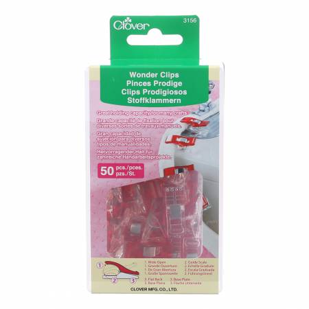 Wonder Clips - 50 pieces (Red)