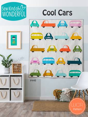 SAVE 30% - Cool Cars Quilt Pattern by Sew Kind of Wonderful - Wonder Curve Ruler