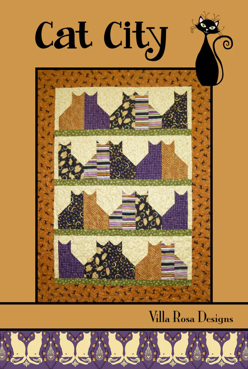 Cat City Quilt Pattern by Villa Rosa Designs