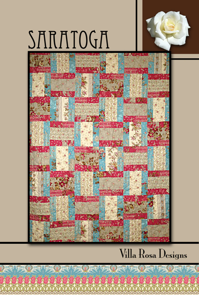 Saratoga Quilt Pattern by Villa Rosa Designs