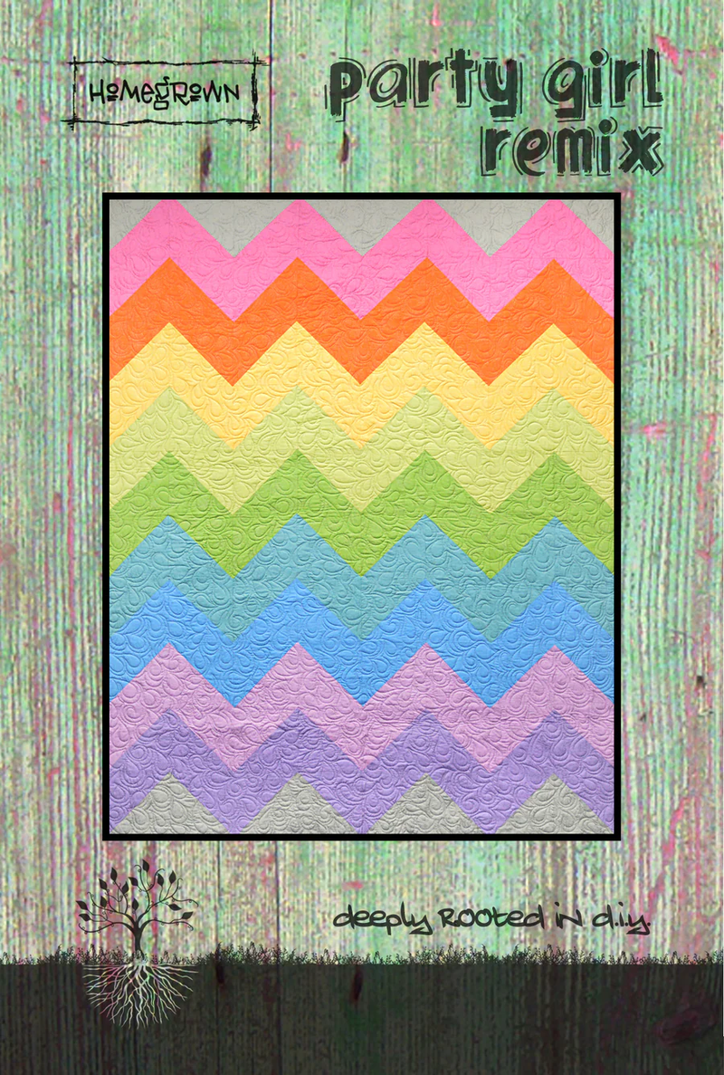 Party Girl Remix Quilt Pattern by Villa Rosa Designs