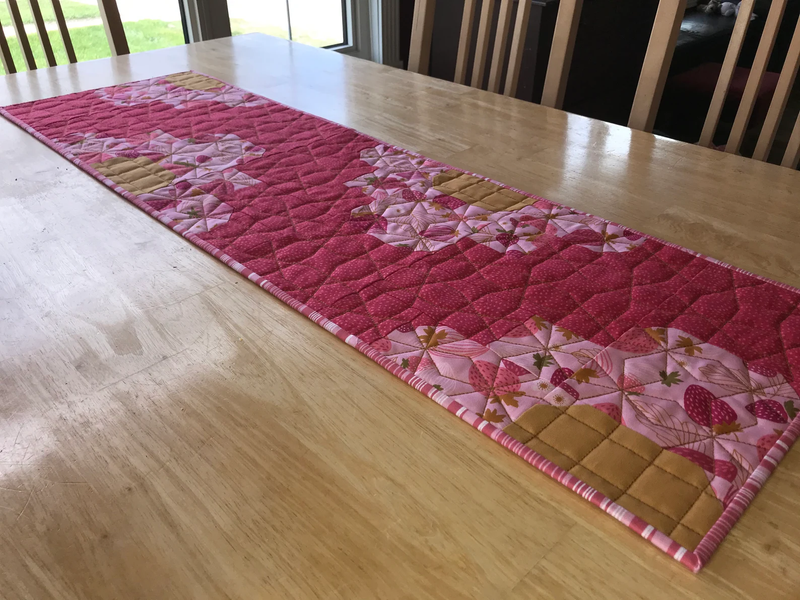 Blossom Table Runner Pattern by Melissa Marginet