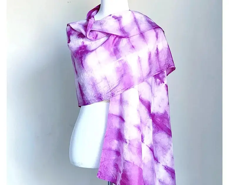 Cochineal Dye Kit Example Scarf