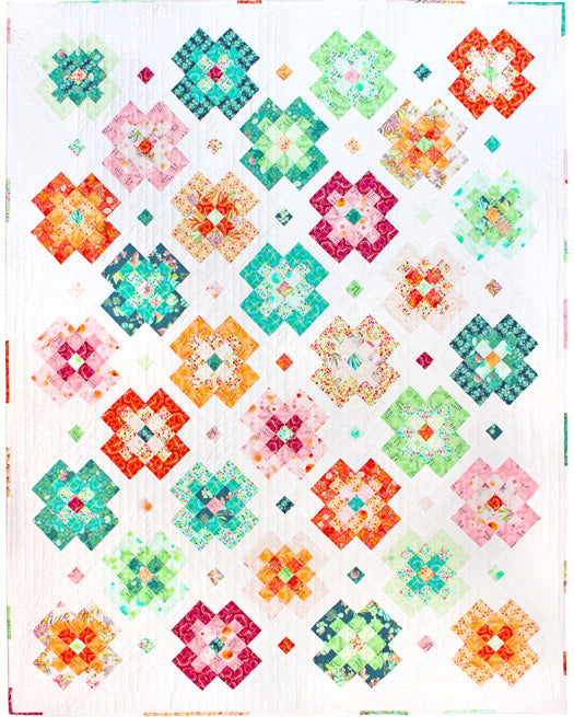 Flower Field Quilt Pattern by Tamara Kate