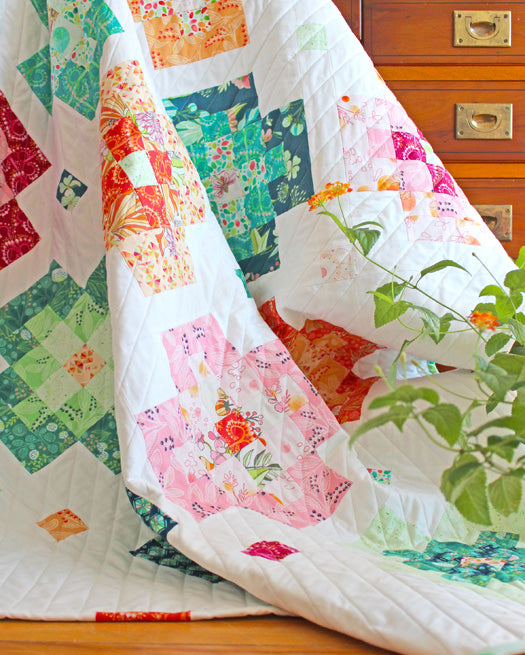 Flower Field Quilt Pattern by Tamara Kate