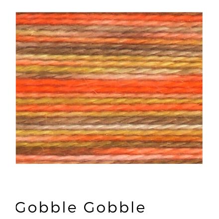 Gobble Gobble (65) - Acorn Premium Hand-Dyed 8 wt Hand Stitching Thread - 20 yds