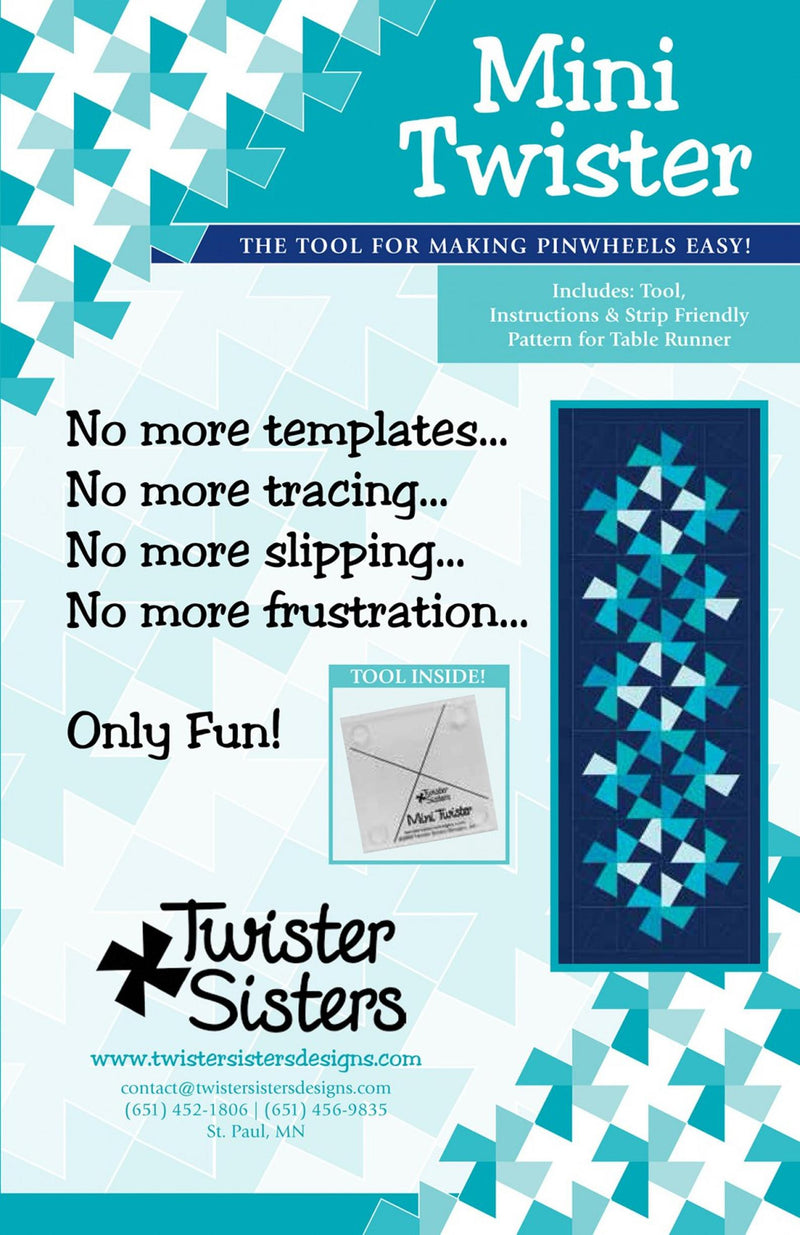 Mini Twister Template Pattern by Twister Sisters